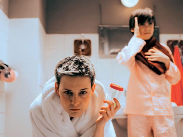 Agnieszka Podsiadlik (matka) i Kacper Olszewski (syn)