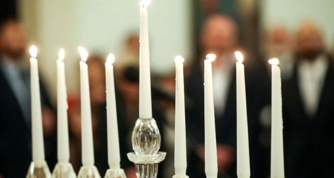 Chanukowe świece w Pałacu Prezydenckim, 12 grudnia 2021 r.