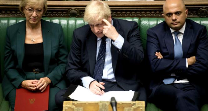Premier Wielkiej Brytanii Boris Johnson w Izbie Gmin