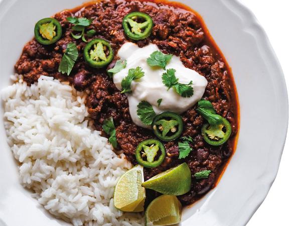 Chili sin carne: wersja deluxe