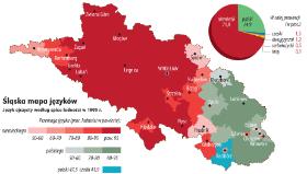 Śląska mapa języków.