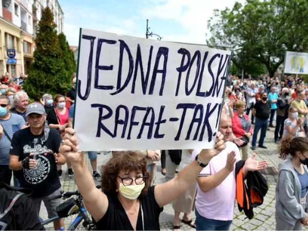 Wiec poparcia Rafała Trzaskowskiego