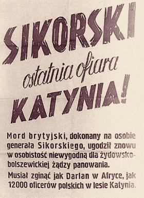 Niemiecki plakat propagandowy z 1943 r.