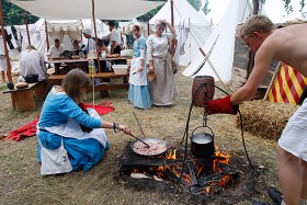 Krzątanina w taborach