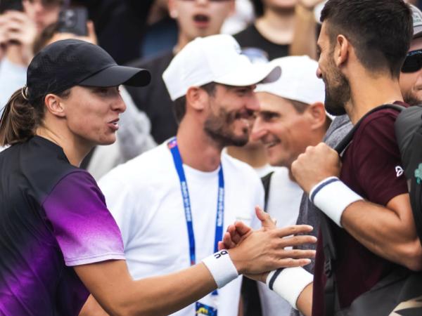 Iga Świątek i Novak Djoković w Nowym Jorku