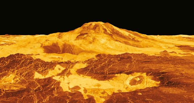 Średnia temperatura powierzchni Wenus wynosi ponad 400 st. C.