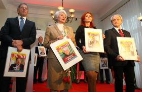 Dariusz Rosati, Krystyna Łybacka, przedstawicielka biura poselskiego Andrzeja Dudy, Adam Szejnfeld. Nasi posłowie eksportowi.