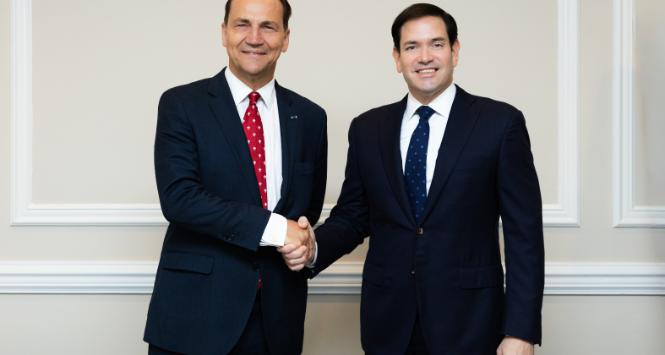 Szef MSZ Radosław Sikorski i sekretarz stanu USA Marco Rubio, Miami, 2 września 2025 r.