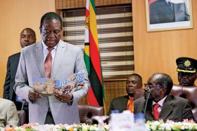 Były wiceprezydent, prawdopodobnie przyszły prezydent, Emmerson Mnangagwa, zwany Krokodylem.