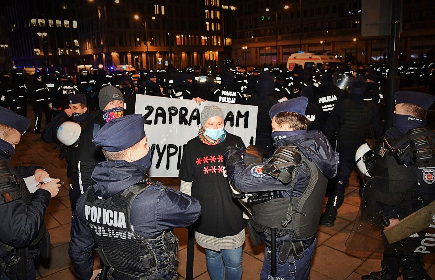 Strajk kobiet w Warszawie, 18 listopada 2020 r.