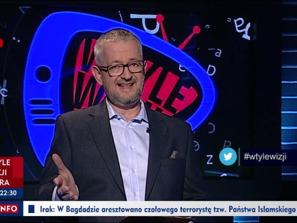 Rafał A. Ziemkiewicz w programie „W tyle wizji” w TVP