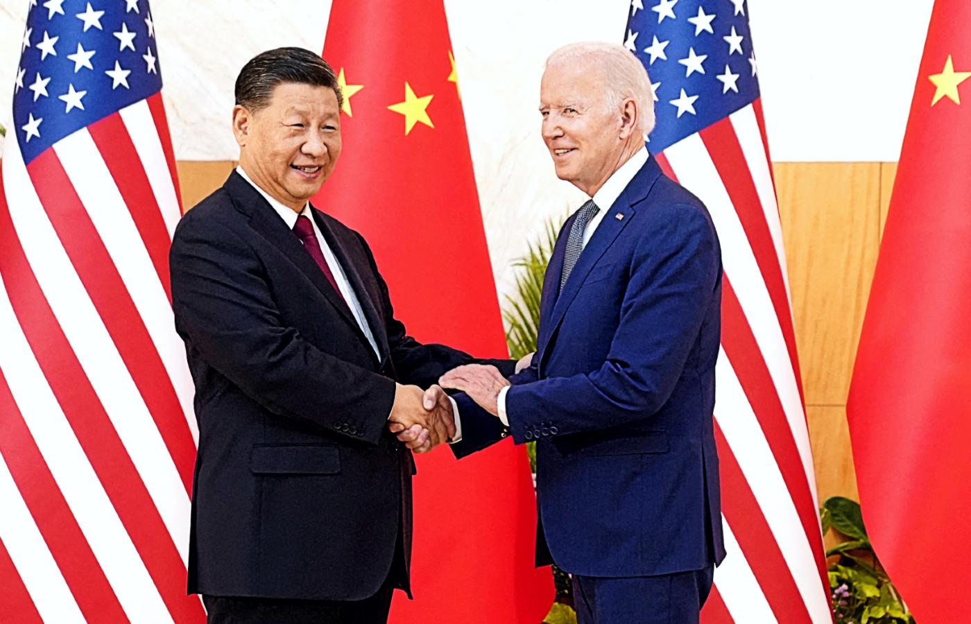 Joe Biden z Xi Jinping na Bali, 14 listopada 2022 r.