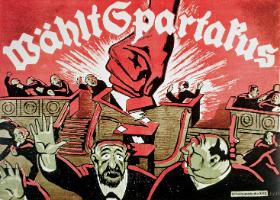 „Głosuj na Spartakusa” – plakat wyborczy z 1918 r.