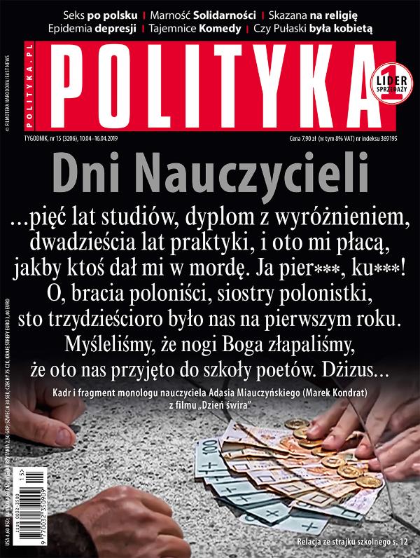 okładka - Polityka 15 2019
