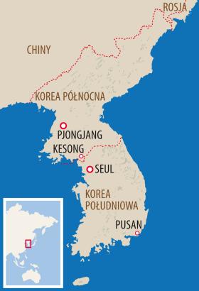 10-milionowy Seul leży niebezpiecznie blisko granicy obu państw.
