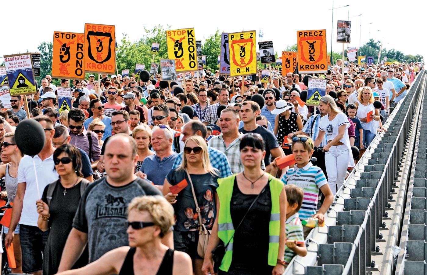 Kolejny, czerwcowy protest w Mielcu.