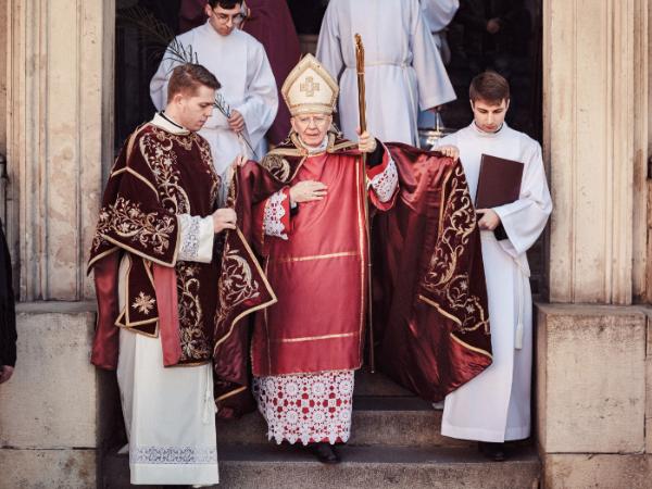 Abp Marek Jędraszewski. Procesja wielkanocna, 2025 r.