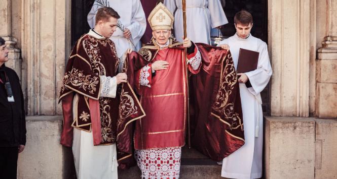 Abp Marek Jędraszewski. Procesja wielkanocna, 2025 r.