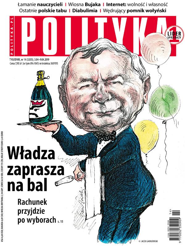okładka - Polityka 14 2019 jpg