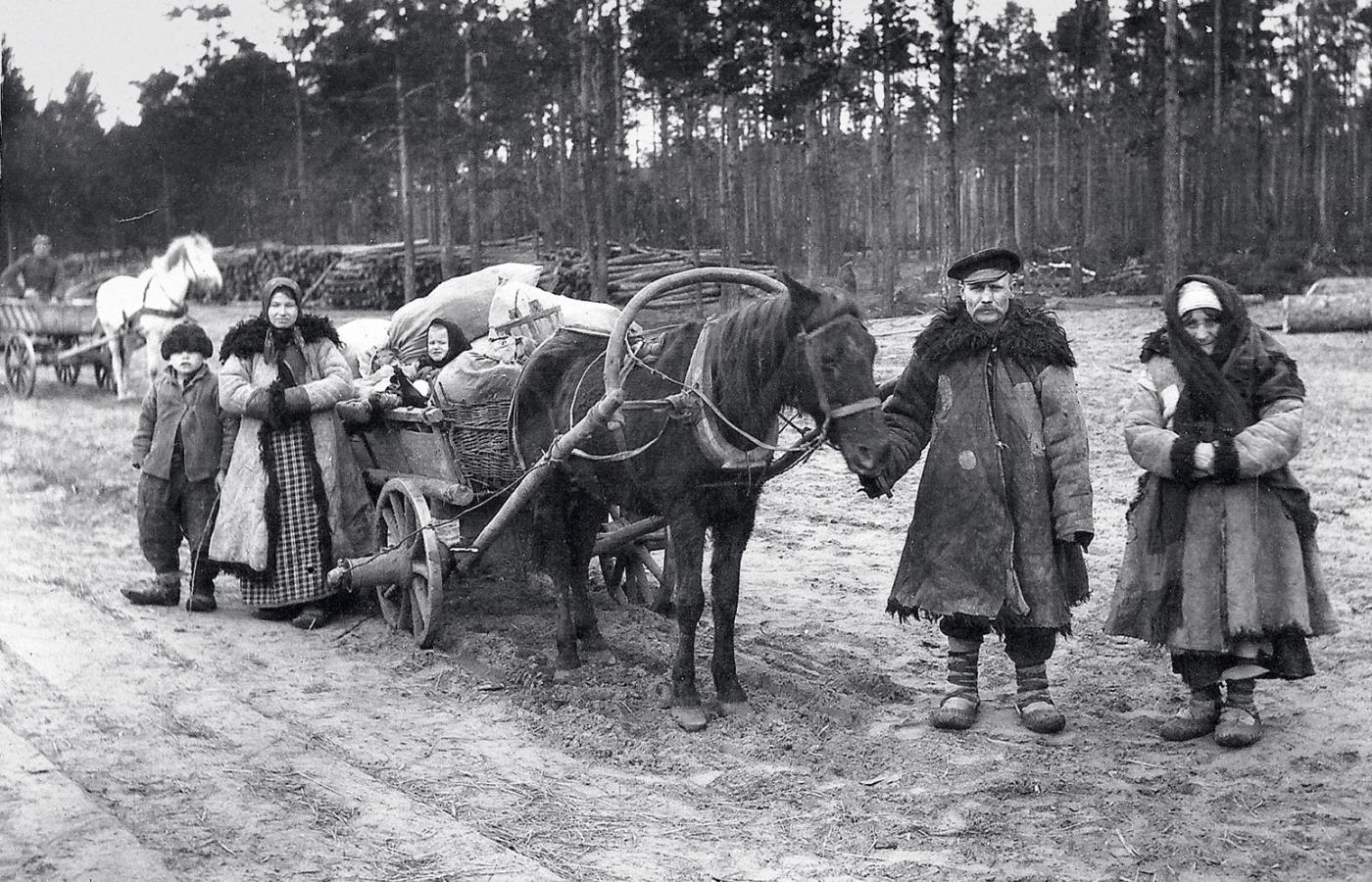 Ewakuacja ludności na Białorusi, 1915 r.