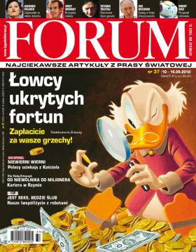 Artykuł pochodzi z  37 numeru tygodnika FORUM, w kioskach od 10 września 2012 r.
