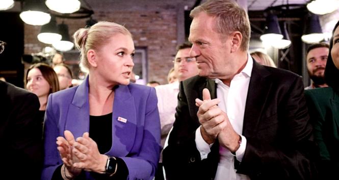 Donald Tusk i Barbara Nowacka (Koalicja Obywatelska)