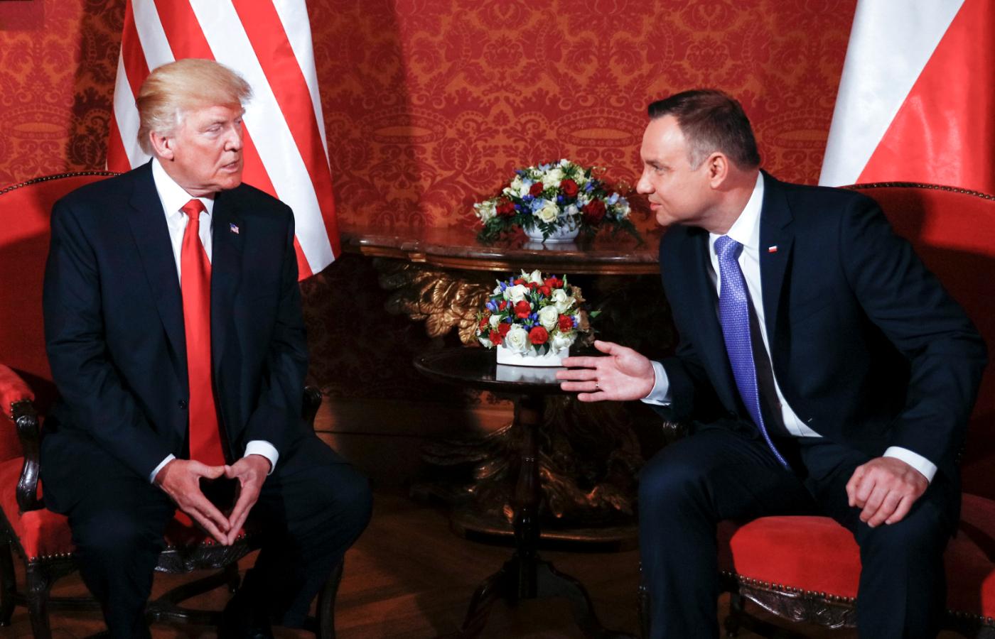 Spotkanie Donalda Trumpa z Andrzejem Dudą w Warszawie, lipiec 2017 r.