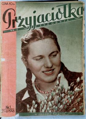 Pierwszy numer „Przyjaciółki” z 1948 r.