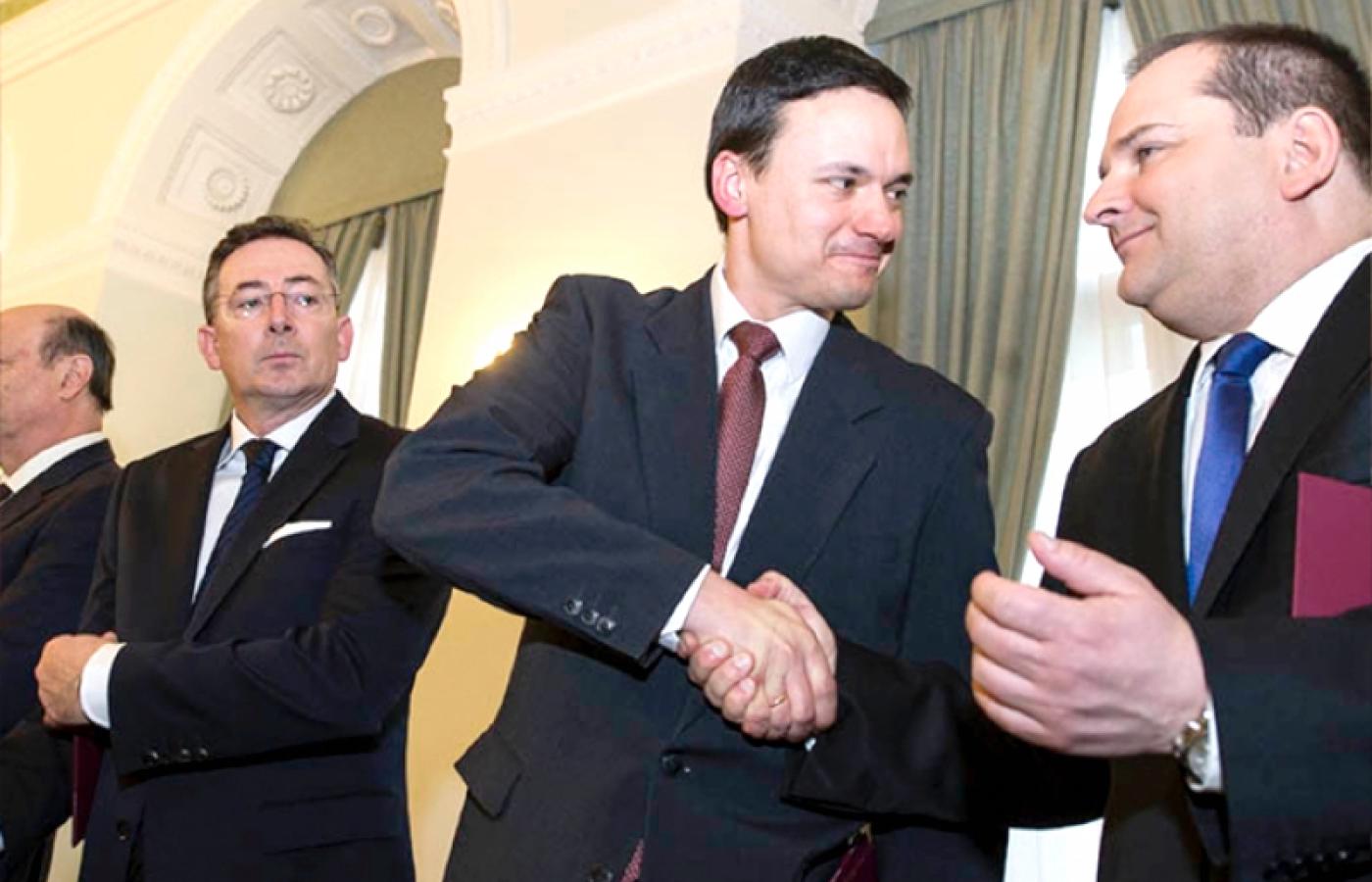 Jacek Cichocki powołany na szefa kancelarii premiera i przewodniczącego Komitetu Stałego Rady Ministrów. Warszawa, 25 lutego 2013 r.