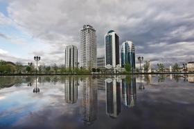 Grozny City - wybudowany za pieniądze niejasnego pochodzenia.