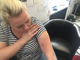 Iwona Hartwich po interwencji Straży Marszałkowskiej