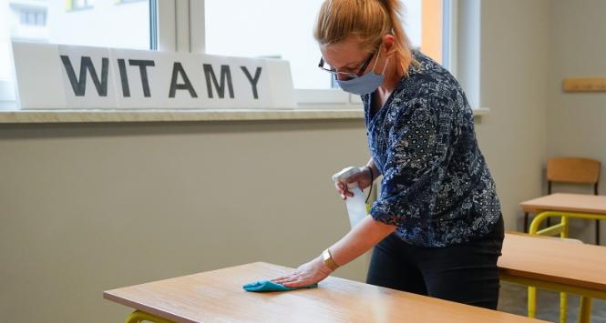 Pierwszy dzień nauki w czasie pandemii koronawirusa