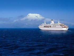 Wulkan Beernberg na wyspie Jan Mayen.