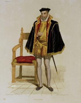 Najważniejsza ofiara - admirał Gaspard Coligny.