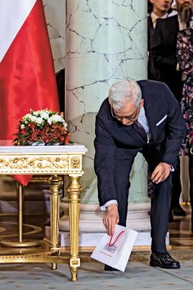 Minister spraw zagranicznych Jacek Czaputowicz w dniu objęcia stanowiska w rządzie Mateusza Morawieckiego.