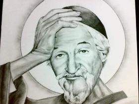 Rysunek Miny: Święty Justus