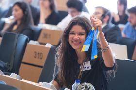 Ukraińska piosenkarka Rusłana przed głosowaniem w Parlamencie Europejskim umowy stowarzyszeniowej między Unią a Ukrainą