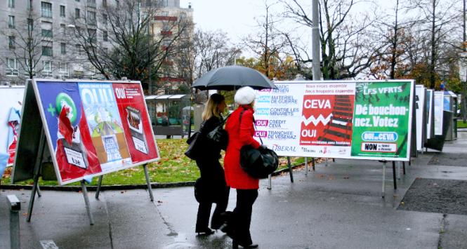 Kampania w związku z jednym z referendów w Szwajcarii w 2009 r.
