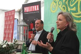 Spotkanie z Krystyną Jandą poprowadził Zdzisław Pietrasik, szef działu Kultura POLITYKI