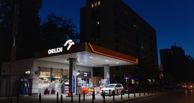 Stacja Orlen w Warszawie
