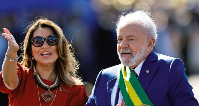 Janja i Luiz Inacio Lula da Silva