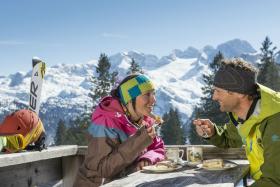 Dachstein West jest największym ośrodkiem narciarskim Górnej Austrii.