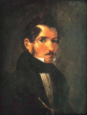 Aleksander Józef Sleńdziński, „Autoportret”, ok. poł. XIX w.