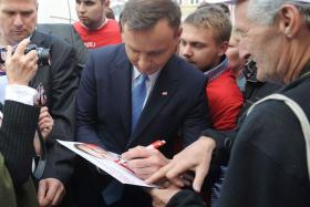 Kampania Andrzeja Dudy w Aleksandrowie Kujawskim