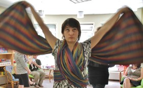 Szkolenie w salonie firmowym producenta chust.