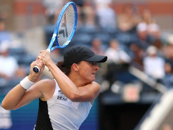 Iga Świątek odpadła z US Open w ćwierćfinale z Amandą Anisimovą. 4 września 2025 r.