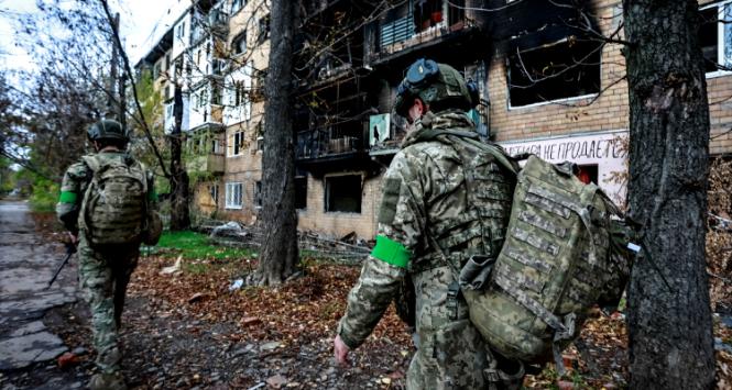 Ukraińscy żołnierze w Konstantynówce, 1 listopada 2025 r.