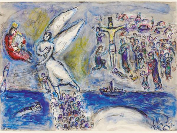 Marc Chagall „Wokół Księgi Wyjścia”, 1960–1968 r.