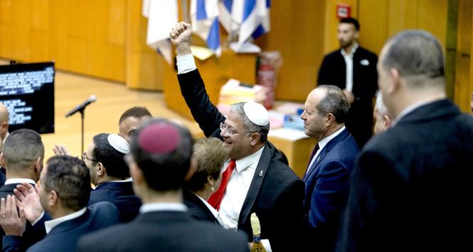Itamar Ben-Gwir w Knesecie, 30 marca 2026 r.