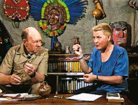 Tony Halik z Elżbietą Dzikowską, z którą przez dwie dekady prowadzili w TVP cykl programów „Pieprz i wanilia”.